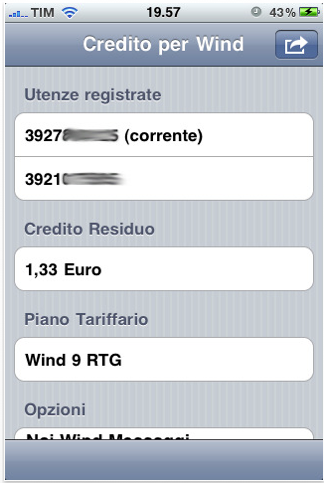 Credito per Wind: risolti tutti i problemi di crash