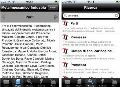 iCCNL MM-I: il Contratto Collettivo Nazionale dei Lavoratori Metalmeccanici industria su AppStore