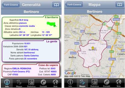 Comuni d’Italia, nuovo update su AppStore