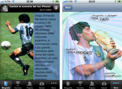 “iStory: Maradona” su AppStore