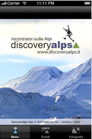 DiscoveryAlps: il portale dedicato al mondo delle Alpi, gratis su AppStore