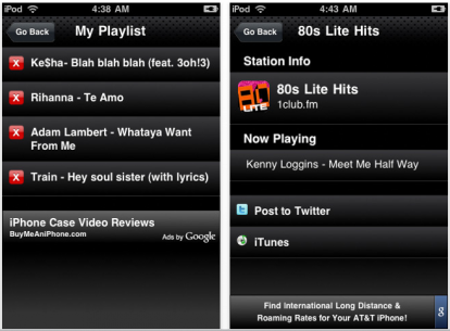 Muziic: cerca e riproduci brani musicali on-demand tramite iPhone