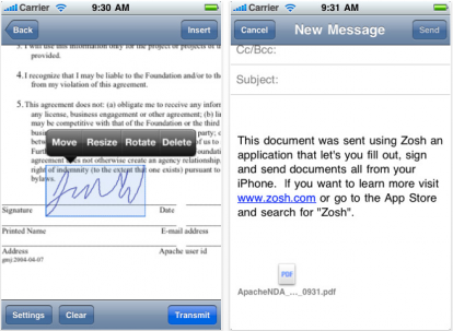 Zosh: l’applicazione che consente di firmare i documenti si aggiorna