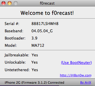 F0recast, l’applicazione per scoprire se puoi fare il jailbreak su iPhone disponibile anche per Mac