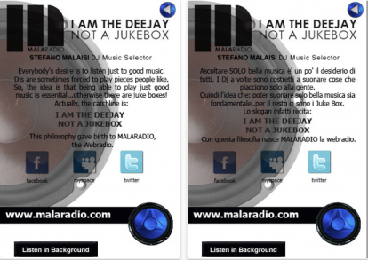 Malaradio: la web radio su iPhone