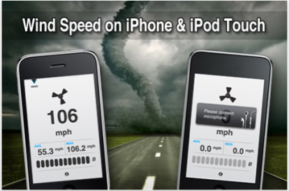 Wind Speed: misura la velocità del vento tramite iPhone