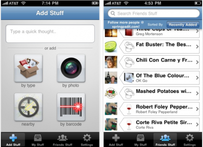 SpringPad: l’applicazione gratuita per salvare idee ed informazioni su iPhone