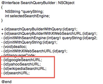 SDK 3.2: Wikipedia tra i motori di ricerca per Safari