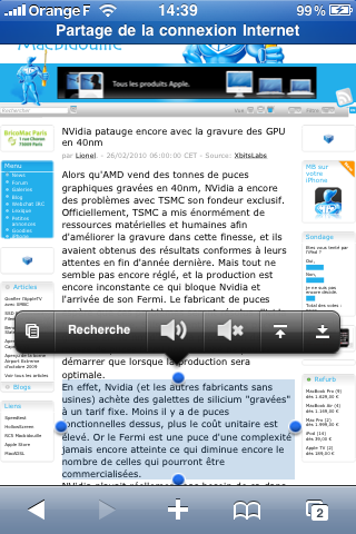 iCoz (Cydia): il plugin per ActionMenu che aggiunge il text-to-speech su iPhone 3GS