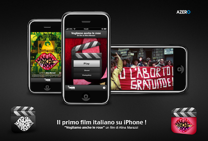 Vogliamo anche le rose: il primo film italiano su AppStore!