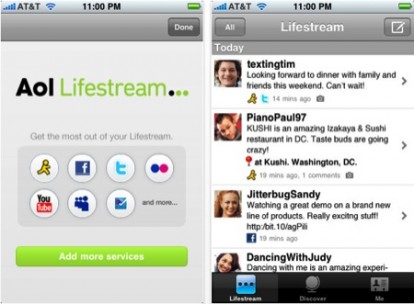 AOL Lifestream: i social network in un’unica applicazione