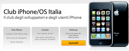 Nasce il Club degli sviluppatori Apple iPhone/OS Italia