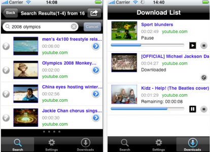 FirstClip: cerca e scarica tutti i video da internet tramite iPhone!