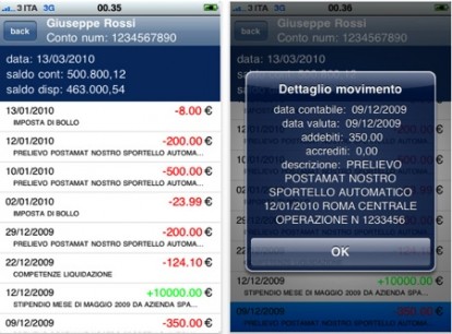 iContoPoste: controlla i conti BancoPosta e PostePay tramite iPhone