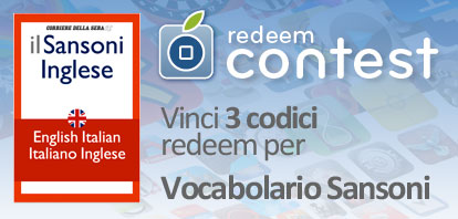 CONTEST: vinci 3 codici redeem per il Vocabolario Inglese – Italiano Sansoni [VINCITORI]