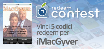 CONTEST: vinci 5 codici redeem per iMacGyver [VINCITORI]