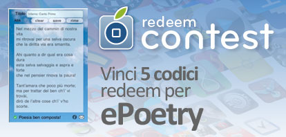 CONTEST: vinci 5 codici redeem per ePoetry [VINCITORI]