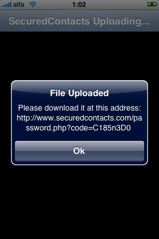 SecuredContacts (Cydia): salva i tuoi contatti in maniera sicura