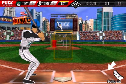Flick Baseball: primo video in-game