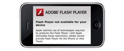 Adobe si arrende ufficialmente: niente Flash su iPhone OS