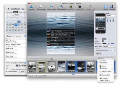 iMagePhone (Mac): crea wallpaper per iPhone con integrazione iCal