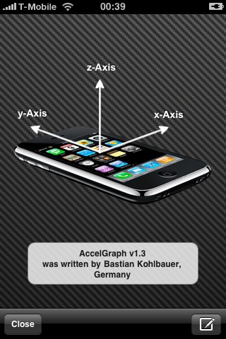 AccelGraph, l’iPhone rileva l’accelerazione applicata