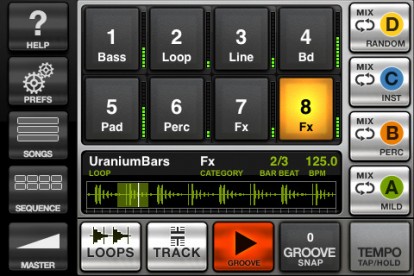 GrooveMaker Techno: creare musica con iPhone come un DJ
