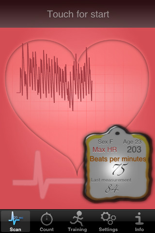 HeartScan: trasforma l’iPhone in un misuratore del battito cardiaco