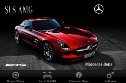 SLS AMG, provate su iPhone la nuova automobile Mercedes Benz