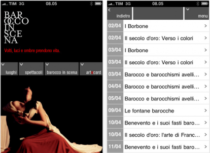 Barocco in scena con artecard, gratis su AppStore
