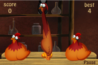 Chicken Shuffle: i polli invadono l’iPhone!