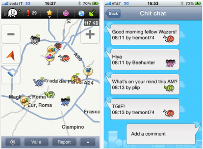 Waze: nuovo update su AppStore
