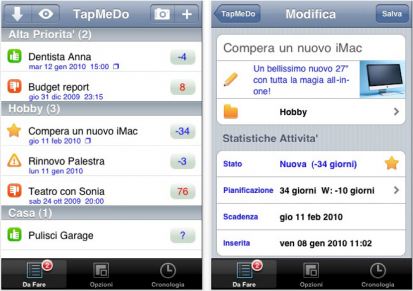 TapMeDo 2.0: attive le notifiche push