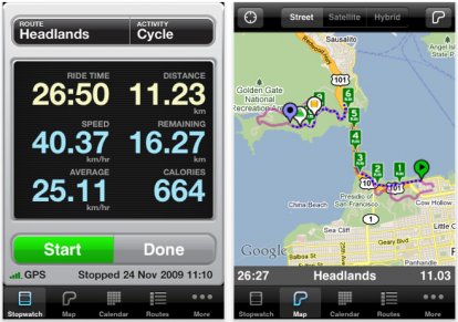 Cyclemeter: l’iPhone come allenatore personale