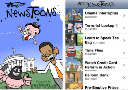 NewToons: l’applicazione del premio Pulitzer Mark Fiore ora su AppStore!