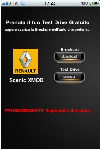 Test Drive: prenota i test drive tramite iPhone
