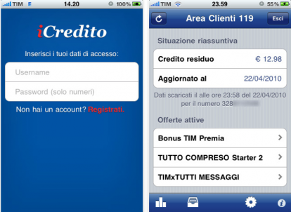 iCredito: nuovo update su AppStore
