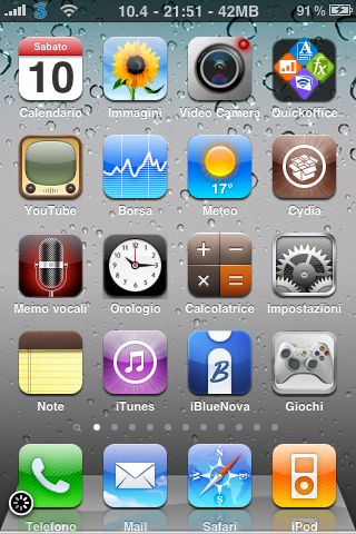 Ecco il tema completo dell’iPhone OS 4, installabile su tutti i dispositivi Jailbroken [AGGIORNATO]