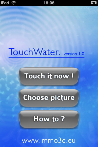 TouchWater: per “affogare” le tue foto