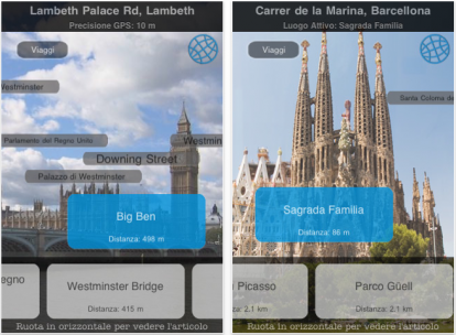 Augmented GeoTravel: la guida turistica con realtà aumentata!