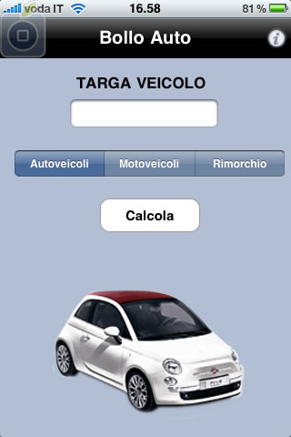 BolloAuto, calcola il bollo della tua auto con l’iPhone