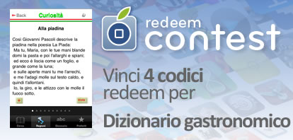 NIGHT CONTEST: vinci 4 codici redeem per Dizionario gastronomico [VINCITORI]