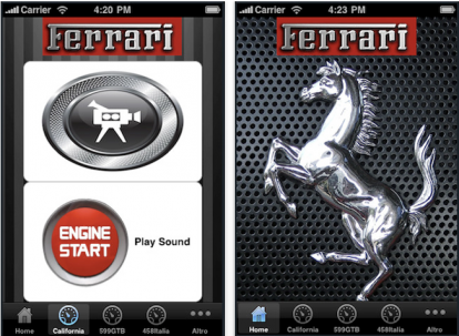 iFerrariSound: i suoni delle Ferrari, gratis su AppStore