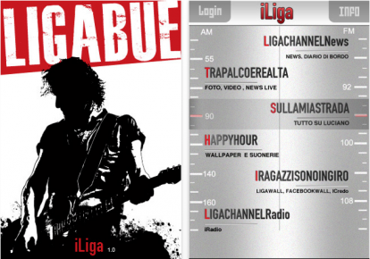 iLiga: l’applicazione ufficiale di Luciano Ligabue