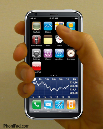 Concept: l’iPhone 4G senza tasto Home