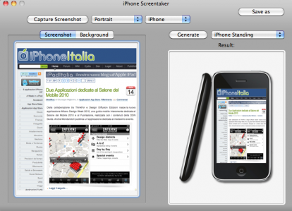 iPhone Screentaker (Mac): l’applicazione gratuita per creare screenshot con i template di iPhone ed iPad
