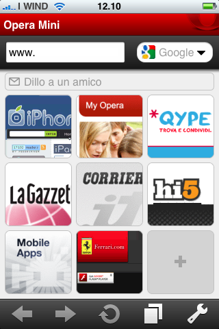 Opera Mini: disponibile il primo update su AppStore