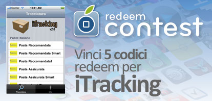 CONTEST: vinci 5 codici redeem per iTracking [VINCITORI]