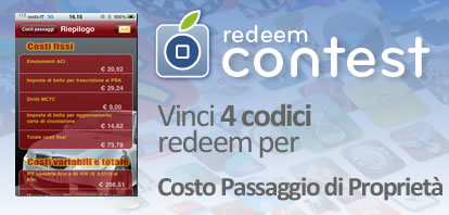 CONTEST: vinci 4 codici redeem per Costo Passaggio di Proprietà [VINCITORI]