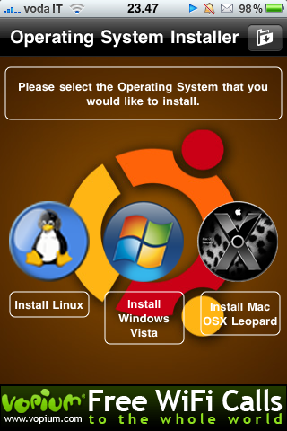 Operating System Installer (Cydia): simula l’installazione di un sistema operativo